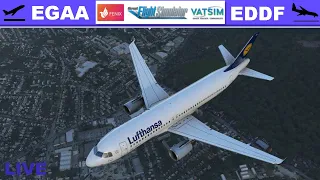 Fenix A320 | Belfast - Frankfurt | Lufthansa | EGAA - EDDF | MSFS Ultra Graphics