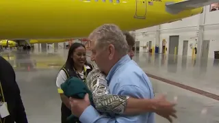 Man reunited with hero passengers