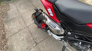 Benelli TnT 125 Decat pipe (Raw Sound)