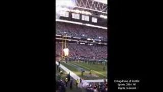 Seattle Seahawks Super Bowl 48 Championship Banner Ceremony