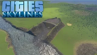 CITIES SKYLINES --- Искусственная дамба!