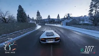 Forza Horizon 4 Gameplay using Lamborghini Aventador FE Steering Wheel + Paddle Shifter