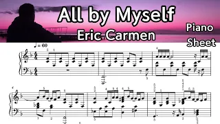 All by Myself  (feat. Rachmaninoff )/  Piano Sheet  Music /Eric Carmen /By  SangHeart Play SHP