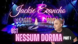 Jackie Evancho "Nessum Dorma" (Britain's Got Talent 2011) REACTION Part 1