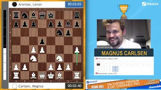 Magnus Carlsen (NOR) vs Levon Aronian (ARM) | Banter Series | Semifinal