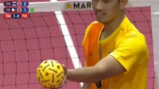 30th Asian Sea Games, Sepak/Takraw Thailand vs Philippines 1st Set