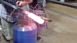 Forging Big Drop Point Bowie