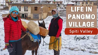 Ep 5 | You haven't Seen This Village Of Spiti Valley | Snow-Covered Spiti | Road Trip | Travel Vlog