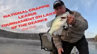 NATIONAL CRAPPIE LEAGUE TOURNAMENT ON LAKE OF THE OZARKS (Day One)