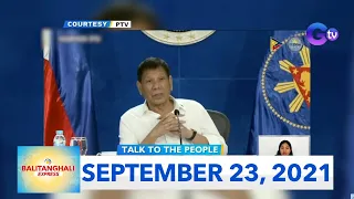 Balitanghali Express: September 23, 2021 [HD]