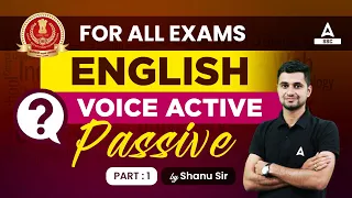 English For All Exams Voice & Active Passive Concepts Previous Year Questions Practice By Shanu Sir
