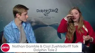 Nathan Gamble & Cozi Zuehlsdorff Talk DOLPHIN TALE 2 With AMC