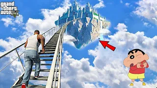 I Found A SECRET STAIRWAY TO HEAVEN In Gta 5 | Find God SHIN CHAN | Lovely Gaming