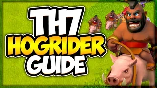 TH 7 How to Use Hog Riders | Best Town Hall 7 Attack Strategy | Clash of Clans