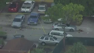 Chopper 5 video of Delray Beach shooting