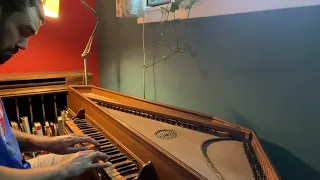 Bach Invention 9 on Italian Virginal