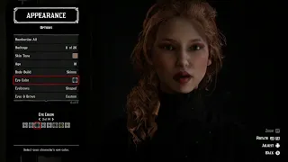 Red Dead Redemption Online Female Character Creation: Ginger