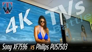 Sony XF7596 vs Philips PUS7503 Smart TV