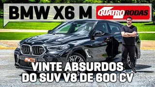 BMW X6 M: 20 exageros do SUV cupê V8 de R$ 1 milhão