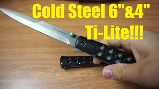 Cold Steel Ti-Lite (6" and 4") review