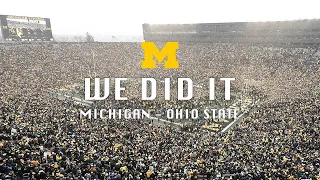 "We Did It" | Michigan vs Ohio State 2021