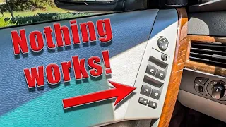 2007 BMW 525i E60 Driver Switch Block Not Working Fixed | It's Not What You Think