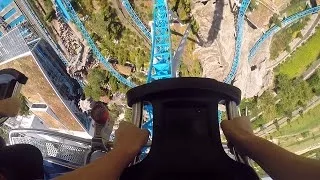 Blue Fire Megacoaster Europa-Park 2014 Front Row GoPro Hero 3