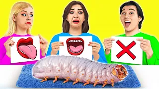 Bite, Lick or Nothing Challenge | Crazy Challenge by Multi DO Food Challenge