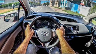 Toyota Yaris III 1.0 VVT-I 69 HP | POV Test Drive #605 Joe Black