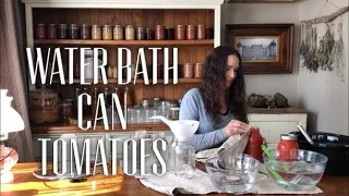 HOW TO WATERBATH CAN TOMATOES / Preserve Tomato In Jars