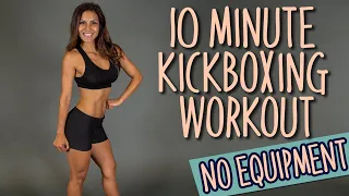 10 Minute Cardio Kickboxing Workout - No Equipment