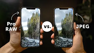 Apple ProRaw vs JPEG SHOOTOUT