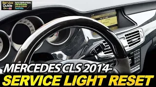 Mercedes CLS 2015- Service Light Reset