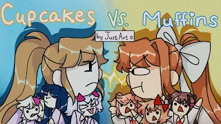 Cupcakes Vs Muffins!!💀(DDLC animatic)