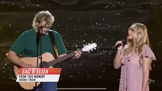 Zac & Eliza - From This Moment On | The Voice Australia 12 | Blind Auditions