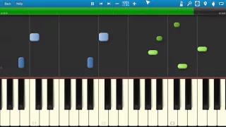 Meek Mill ft Drake - R. I. C. O. Piano Tutorial - How to play RICO on piano - Synthesia