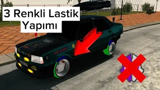 Game Guardiansız 3 Renkli Lastik Yapımı (Çok Basit) | Car Parking Multiplayer