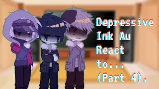 Depressive Ink Au React to... | Murder Trio (Driller, HorrorLust, DustBerry) | Esp/Eng | (4/?).