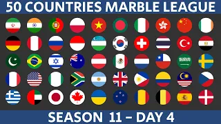 50 Countries Marble Race League Season 11 Day 4/10 (FINAL DAY)Marble Race in Algodoo