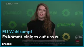 Bündnis 90/Die Grünen: Parteipressekonferenz mit Ricarda Lang und Terry Reintke | 05.02.24