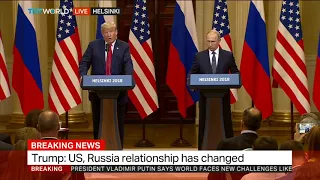 Trump condemns Russia probe after Putin talks