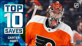 Top 10 Carter Hart Saves from 2019-20 | NHL