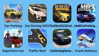 Car Parking, Car Driving, Taxi Sim 2022 and More Car Games iPad Gameplay