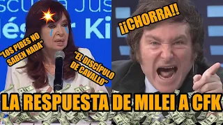 ¡IMPERDIBLE! Milei le CONTESTÓ a Cristina Kirchner, que CUESTIONÓ la DOLARIZACIÓN | Break Point