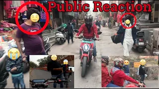 Public reaction on Revolt Rv 400 || Exhaust sound