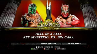 Rey mysterio vs Sin cara awesome fight