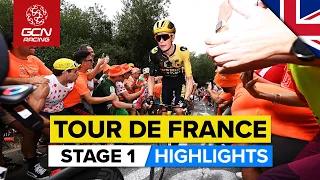 Steep Climbs In The Basque Country To Start The Race! | Tour De France 2023 Highlights - Stage 1