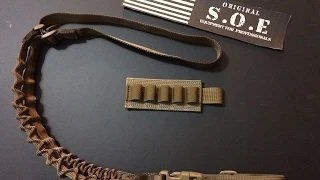 SOE Gear Shotgun Shell Card and Single Point Bungee Sling