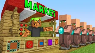 Minecraft ama MARKET AÇIYORUM!