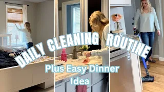 MORNING ENERGY BOOST: DAILY CLEANING ROUTINE. PLUS EASY DINNER IDEA ☀️